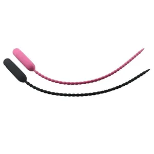 14 Ribbed Silicone Urethral Vibrating Sound