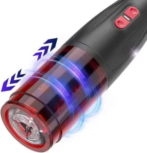 2 In 1 3D Textured Vagina Hands Free Masturbator