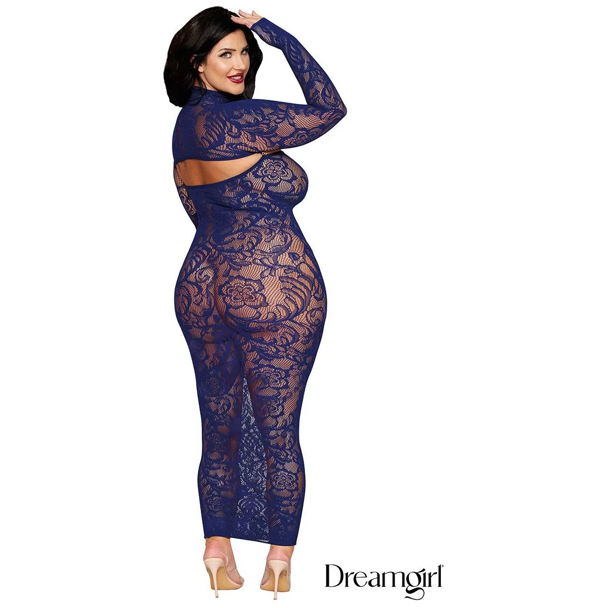 2pc Lace Long Gown by Dreamgirl