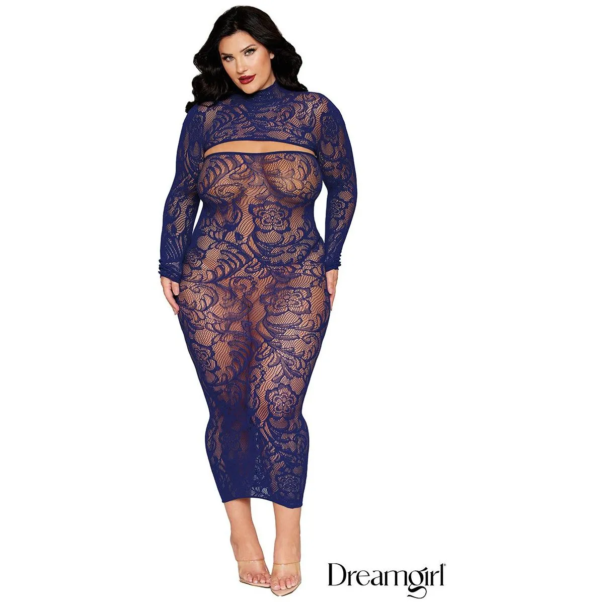 2pc Lace Long Gown by Dreamgirl