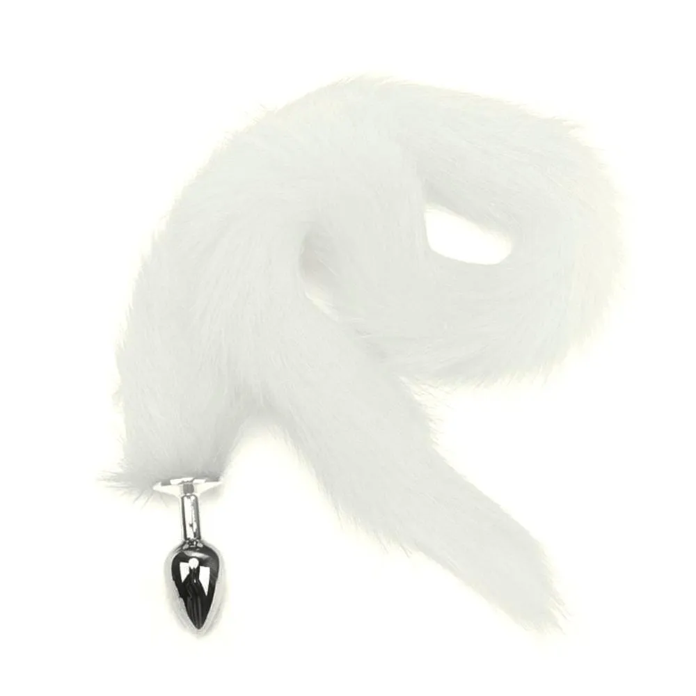 31 Tail Multi Color Fox Stainless steel Butt Plug