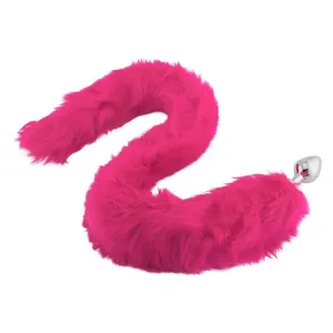 32 Pink Fox Tail Plug