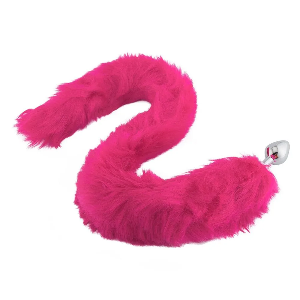 32 Pink Fox Tail Plug