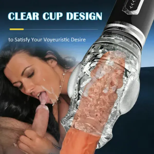 3D Thunder Suck | Rotating Oral Sex Masturbator | Automatic | Open Cup Design