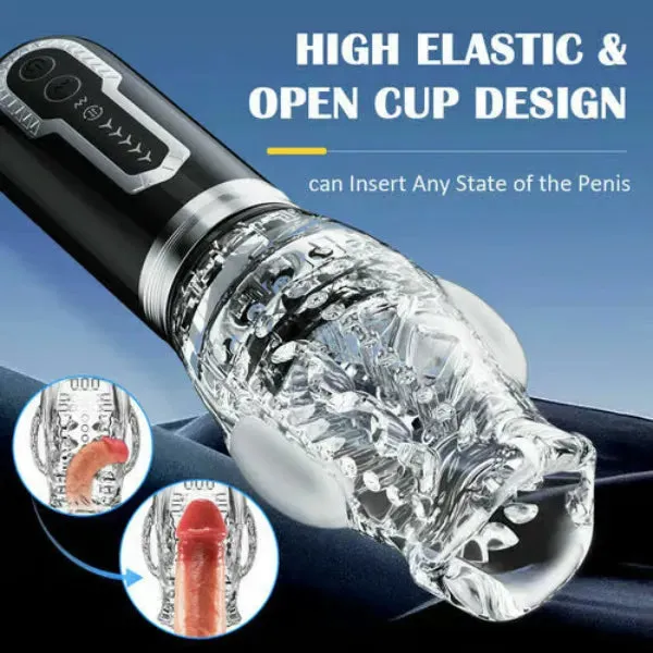 3D Thunder Suck | Rotating Oral Sex Masturbator | Automatic | Open Cup Design
