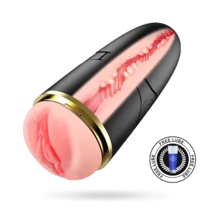3D Vagina Opening Vibration Hand Clamping Masturbator
