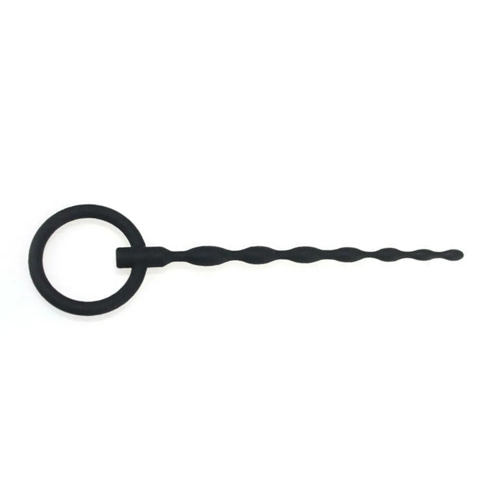 4.7 Black Ribbed Catheter Rod