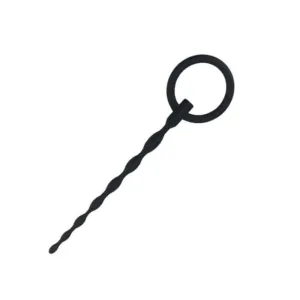 4.7 Black Ribbed Catheter Rod