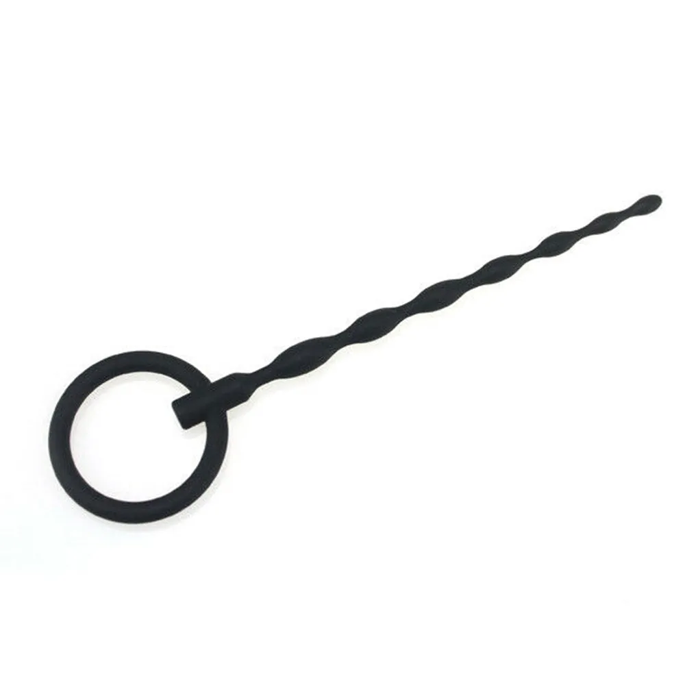 4.7 Black Ribbed Catheter Rod