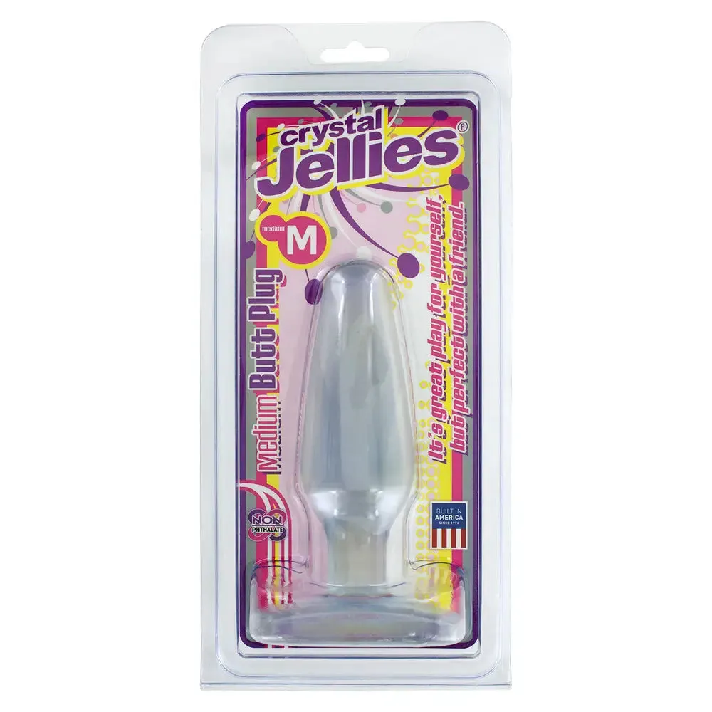 5.5-inch Doc Johnson Crystal Clear Medium Butt Plug
