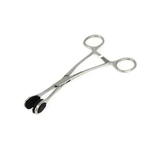 6 Inch Rimba Stainless Steel Silver Piercing Pincer