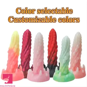 7.48in Silicone Butt Plug Monster Cock Dildo With Suction Cup For Beginner