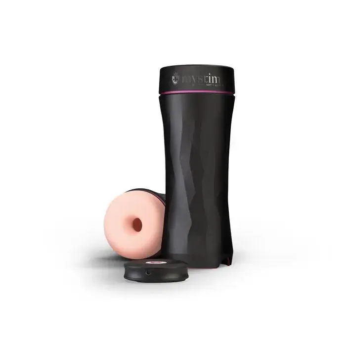 8.5-inch Mystim Flesh Pink Male Masturbator