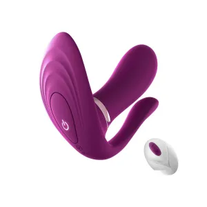 9 Vibration Modes Remote Control Clit Silicone Stimulator