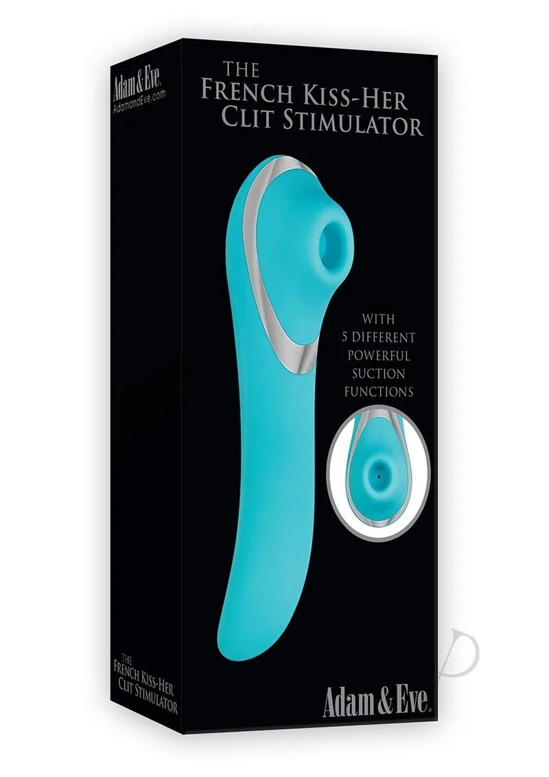 Aande French Kiss Her Clit Stim Teal