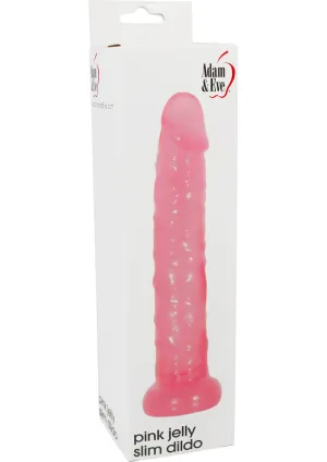 Aande Pink Jelly Slim Dildo