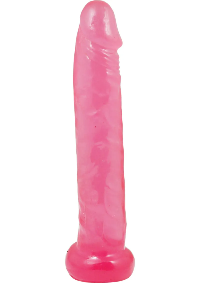 Aande Pink Jelly Slim Dildo