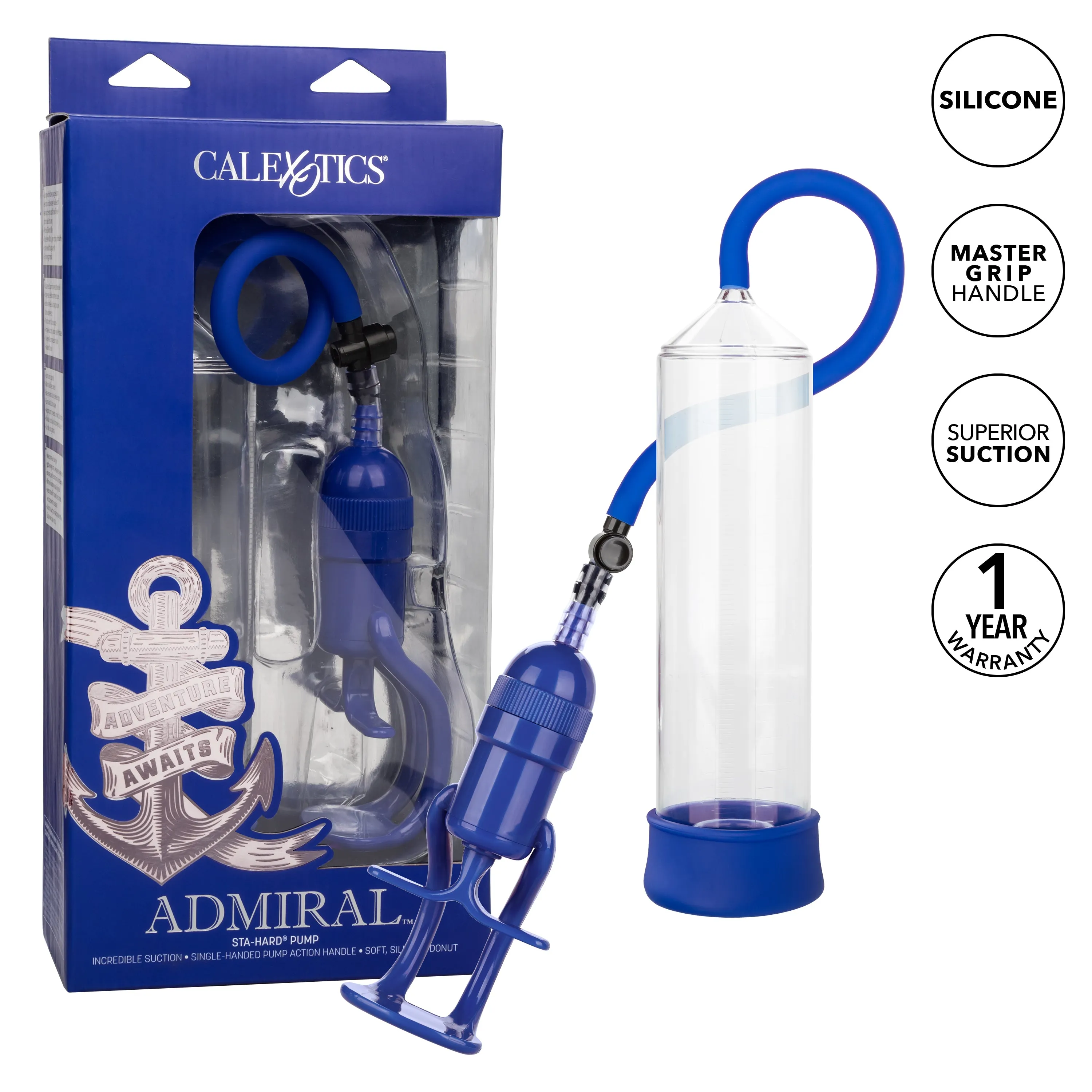 Admiral™ Stay Hard Manual Penis Pump
