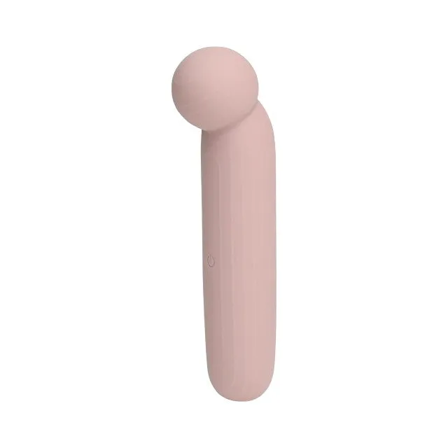 Aparat de masaj DREAMTOYS Nude Liv Pressure Point Vibrator. 10 funcții de vibrație. rezistent la apă IPX6. culoare roz