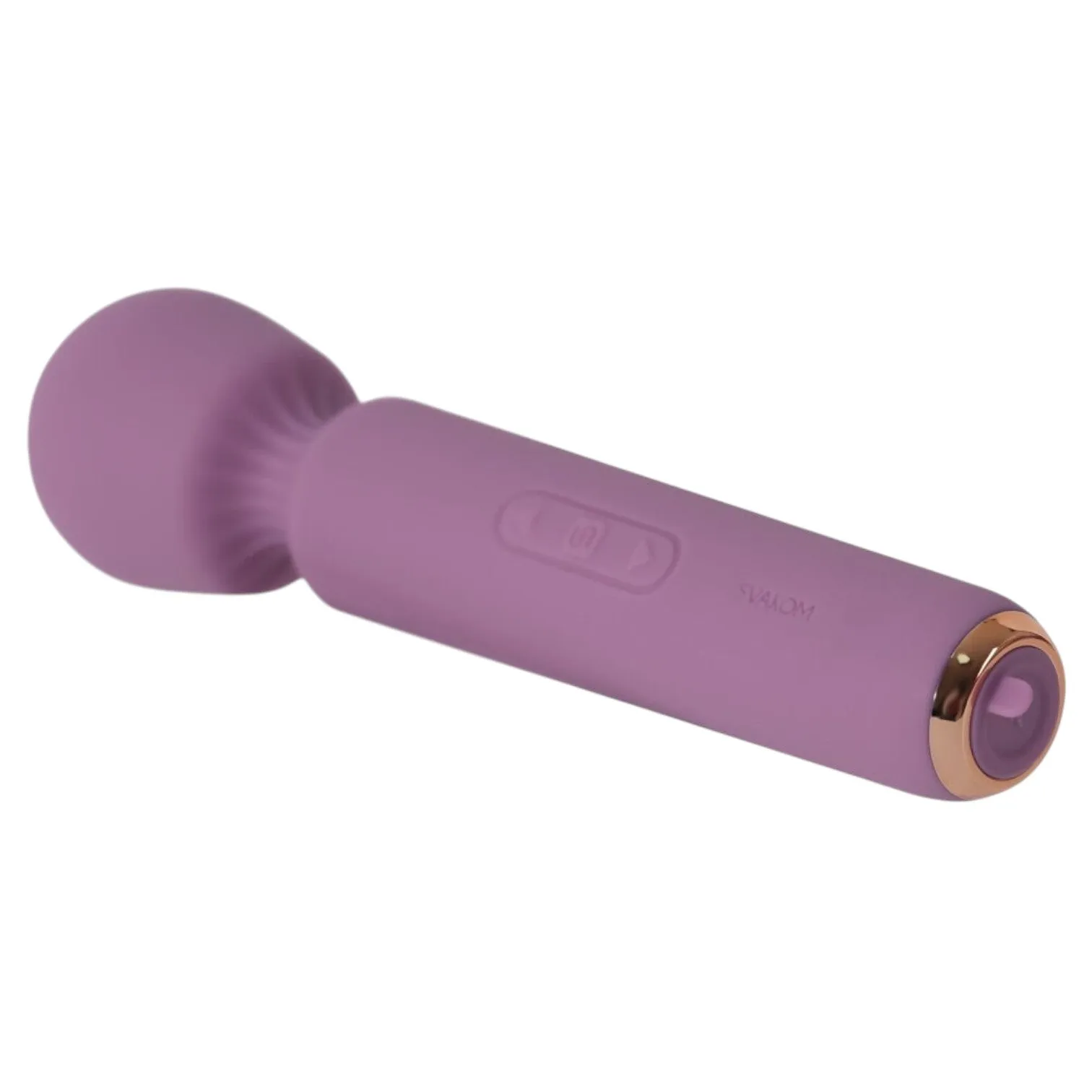 Aparat de masaj interactiv SVAKOM Mini Emma Neo. vibrator wand cu 6 funcții de vibrație. control prin aplicație. mov