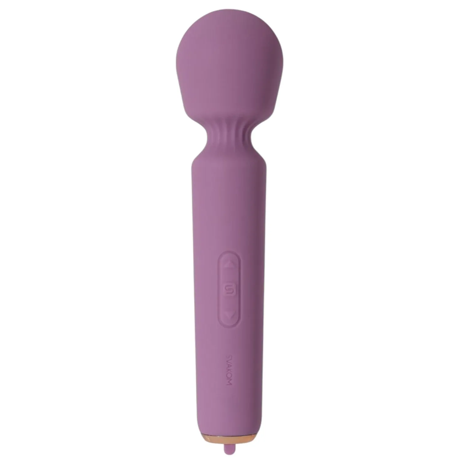 Aparat de masaj interactiv SVAKOM Mini Emma Neo. vibrator wand cu 6 funcții de vibrație. control prin aplicație. mov