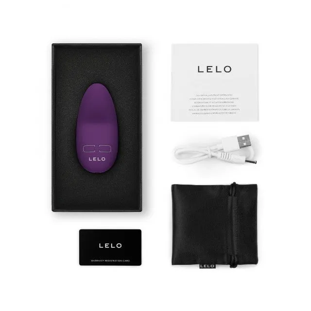 Aparat de masaj LELO LILY 3 Personal Massager. pentru corp și zone intime. cu 10 funcții de vibrație. mov