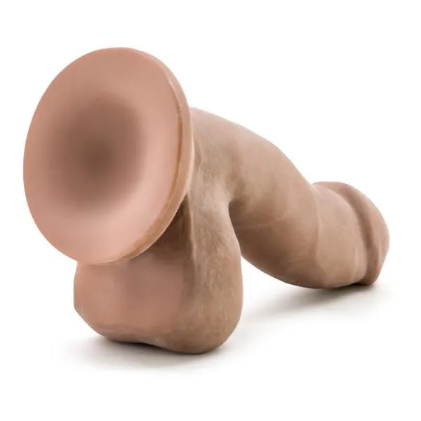 Au Naturel 6.5 Inch Suction Cup Dildo - Mocha Skin Tone