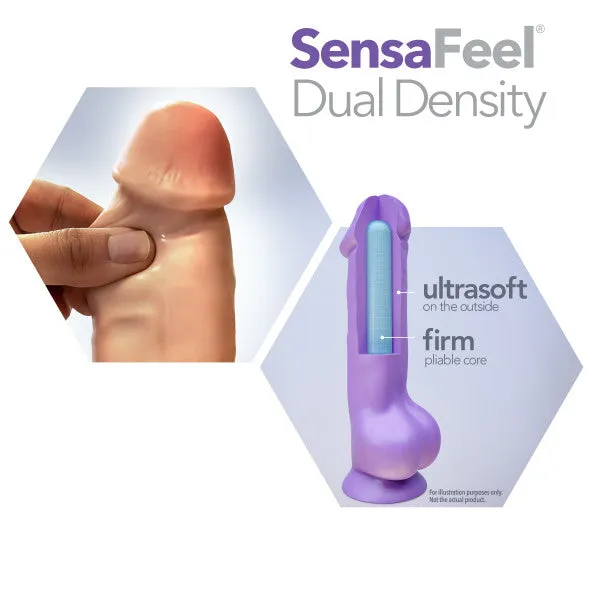 Au Naturel 6.5 Inch Suction Cup Dildo - Mocha Skin Tone