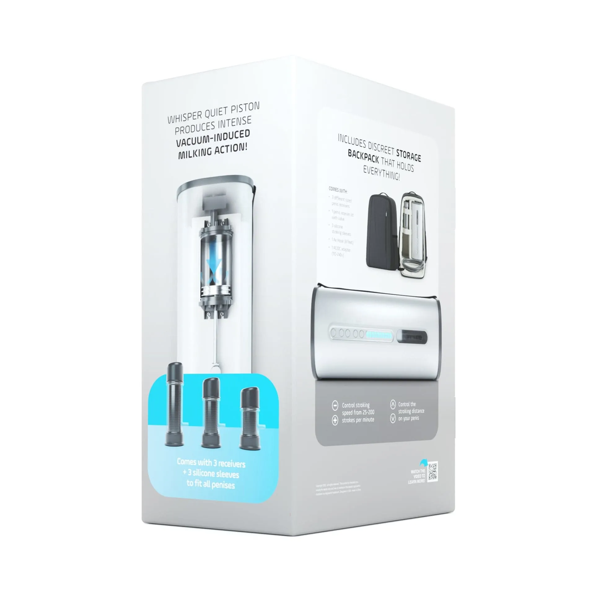 Autoblow - Vacuglide by Autoblow: Suction-Aided Milking Machine (Silver)