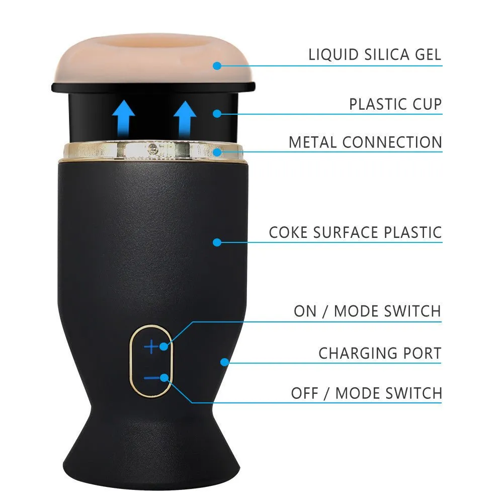 Automatic Retractable Rotating Vibration Penis Electric Exerciser Sex Toys