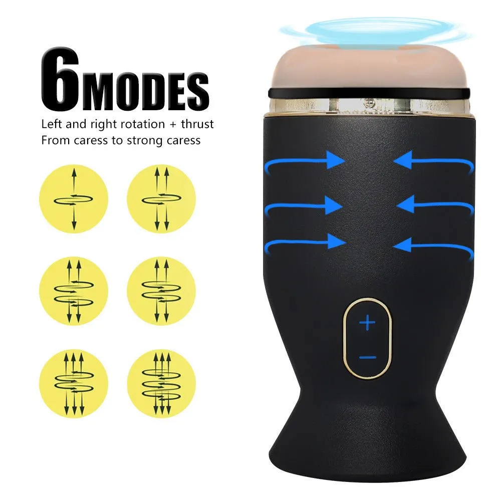 Automatic Retractable Rotating Vibration Penis Electric Exerciser Sex Toys