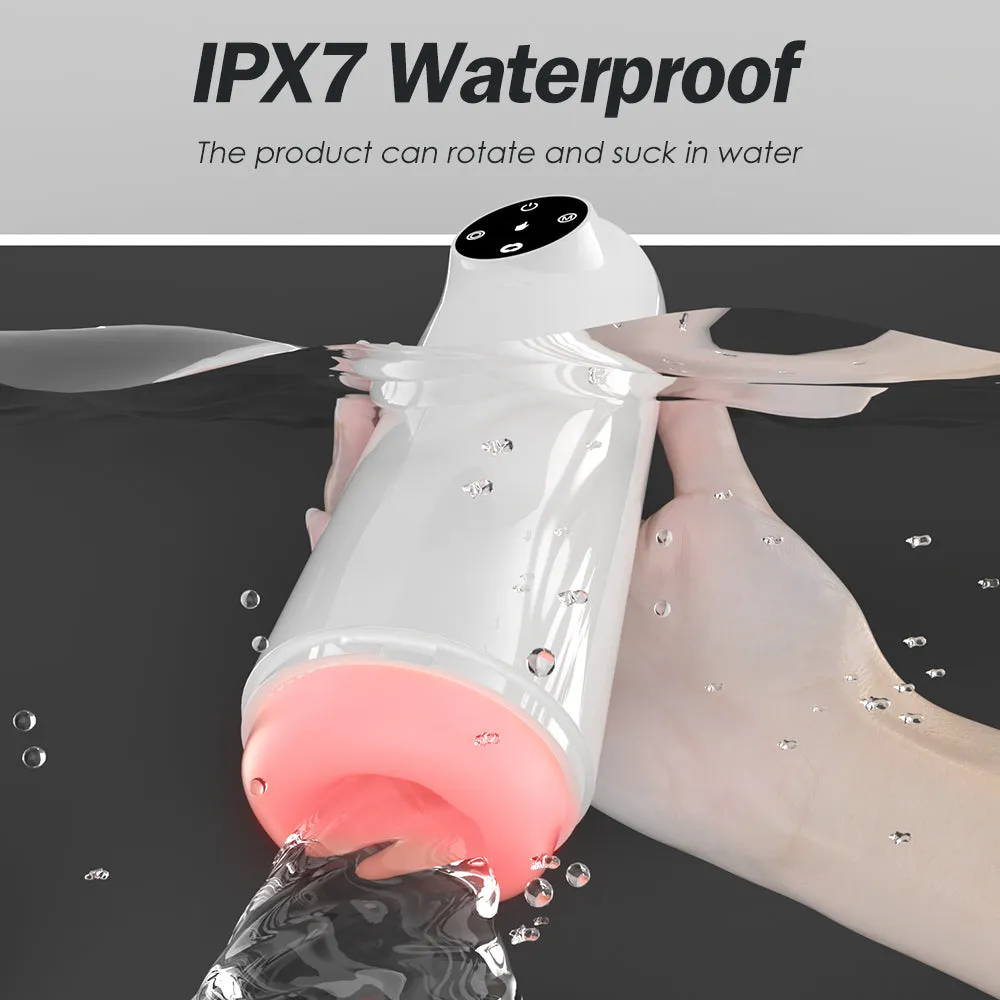 Automatic Sucking Rotating Penis Masturbation Cup - Blowjob Male Masturbator Sex Toys for Men