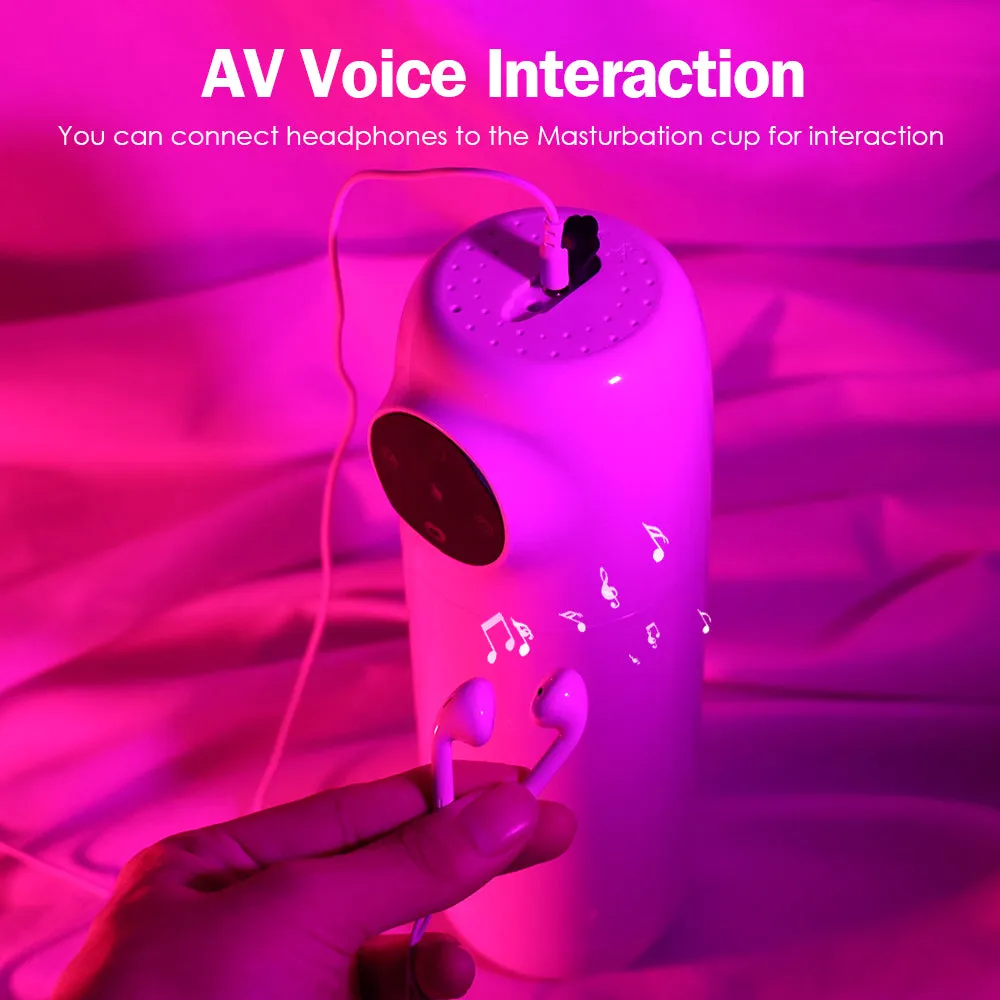 Automatic Sucking Rotating Penis Masturbation Cup - Blowjob Male Masturbator Sex Toys for Men