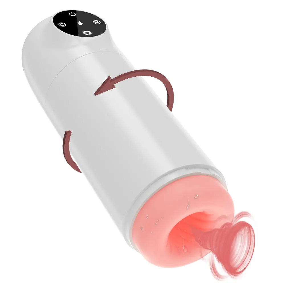 Automatic Sucking Rotating Penis Masturbation Cup - Blowjob Male Masturbator Sex Toys for Men