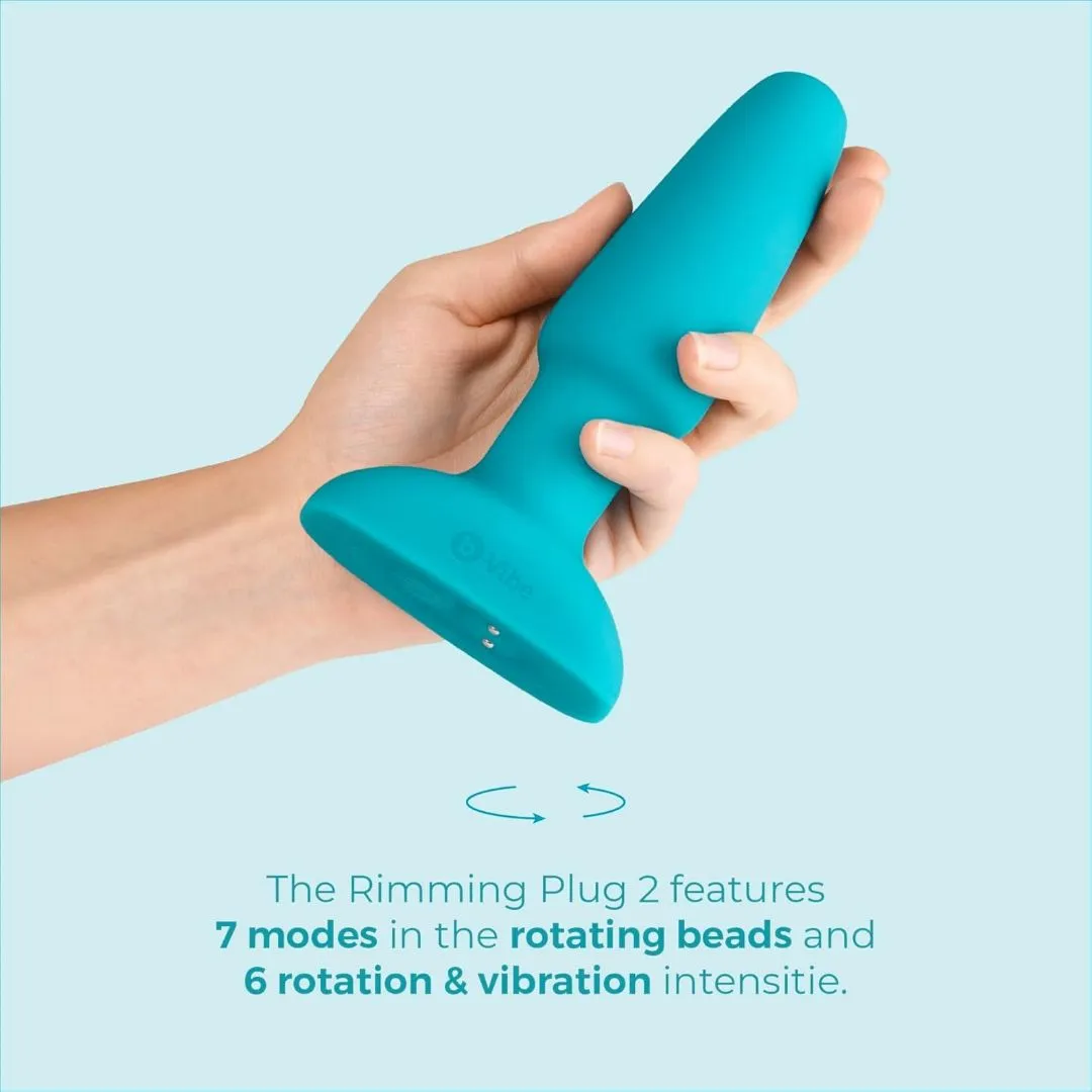B-Vibe Rimming Plug 2 Vibrating Butt Plug