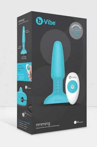 B-Vibe Rimming Plug in Teal