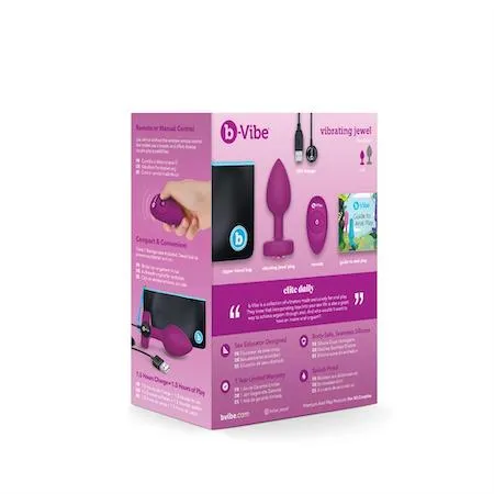 b-Vibe Vibrating Jewel Plug