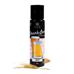 Balsam intim comestibil SECRET PLAY Drunk in Love - Beer. pentru corp și zone erogene. cu aromă de bere. 58 gr