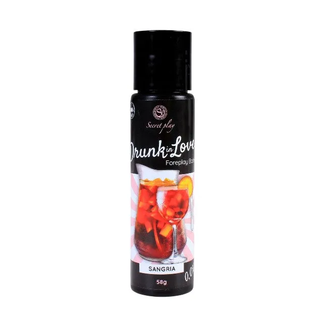 Balsam intim comestibil SECRET PLAY Drunk in Love - Sangria. pentru corp și zone erogene. cu aromă de sangria. 58 gr