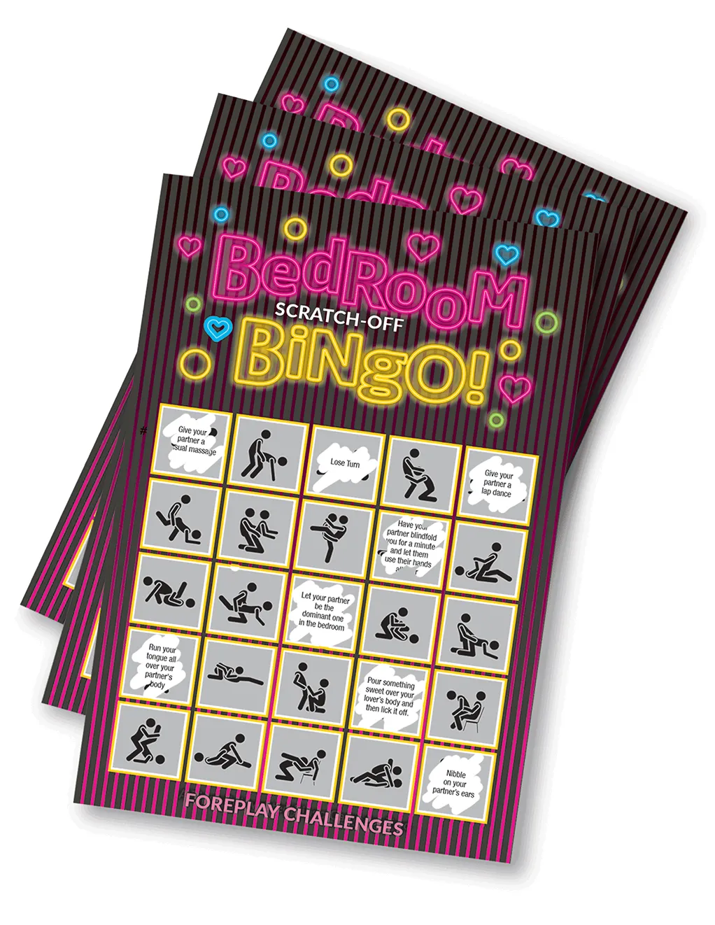 Bedroom Bingo Couples Bingo Cards