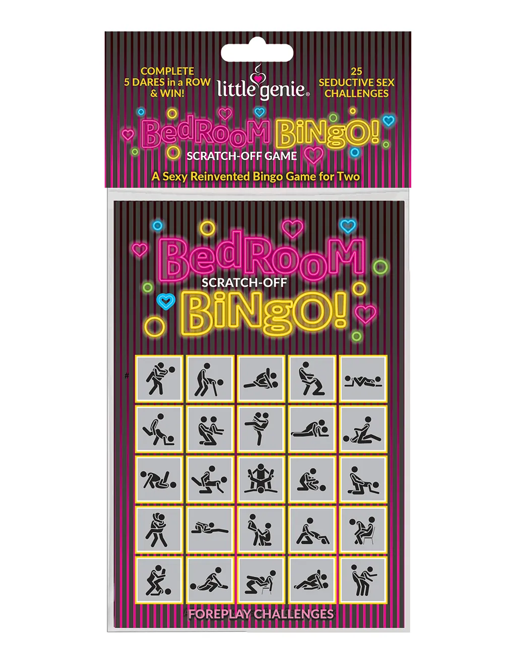 Bedroom Bingo Couples Bingo Cards