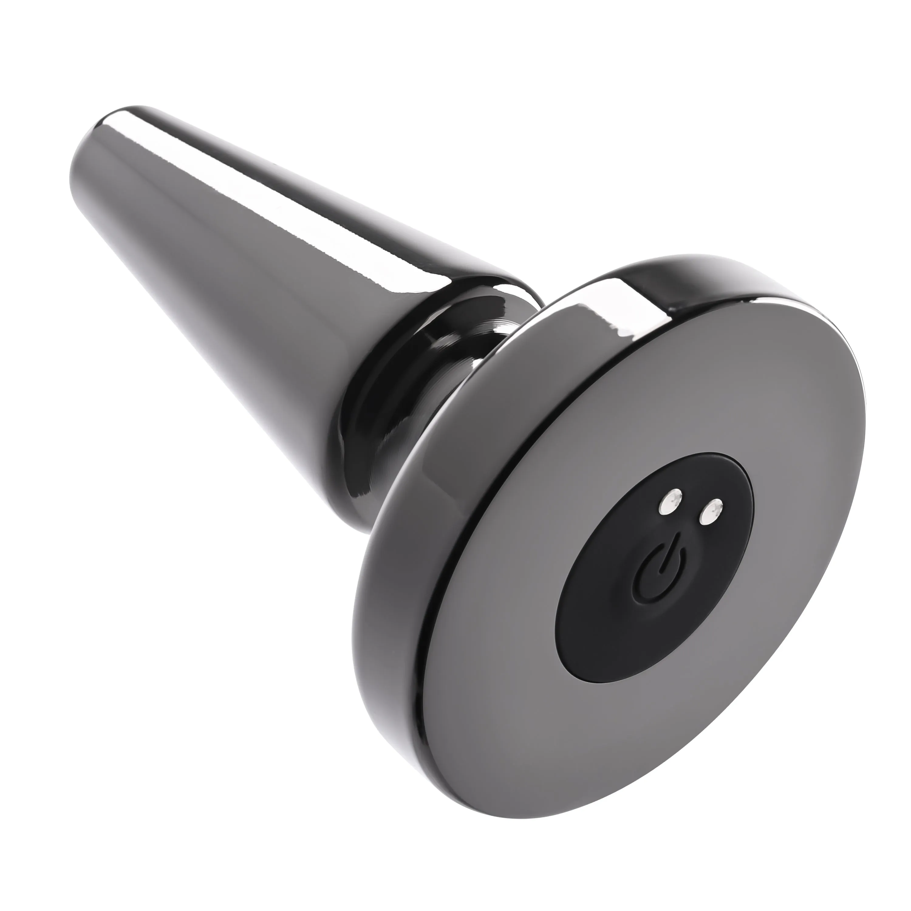 Beginner Metal Plug - Vibrating Metal Plug With Suction Cup Base