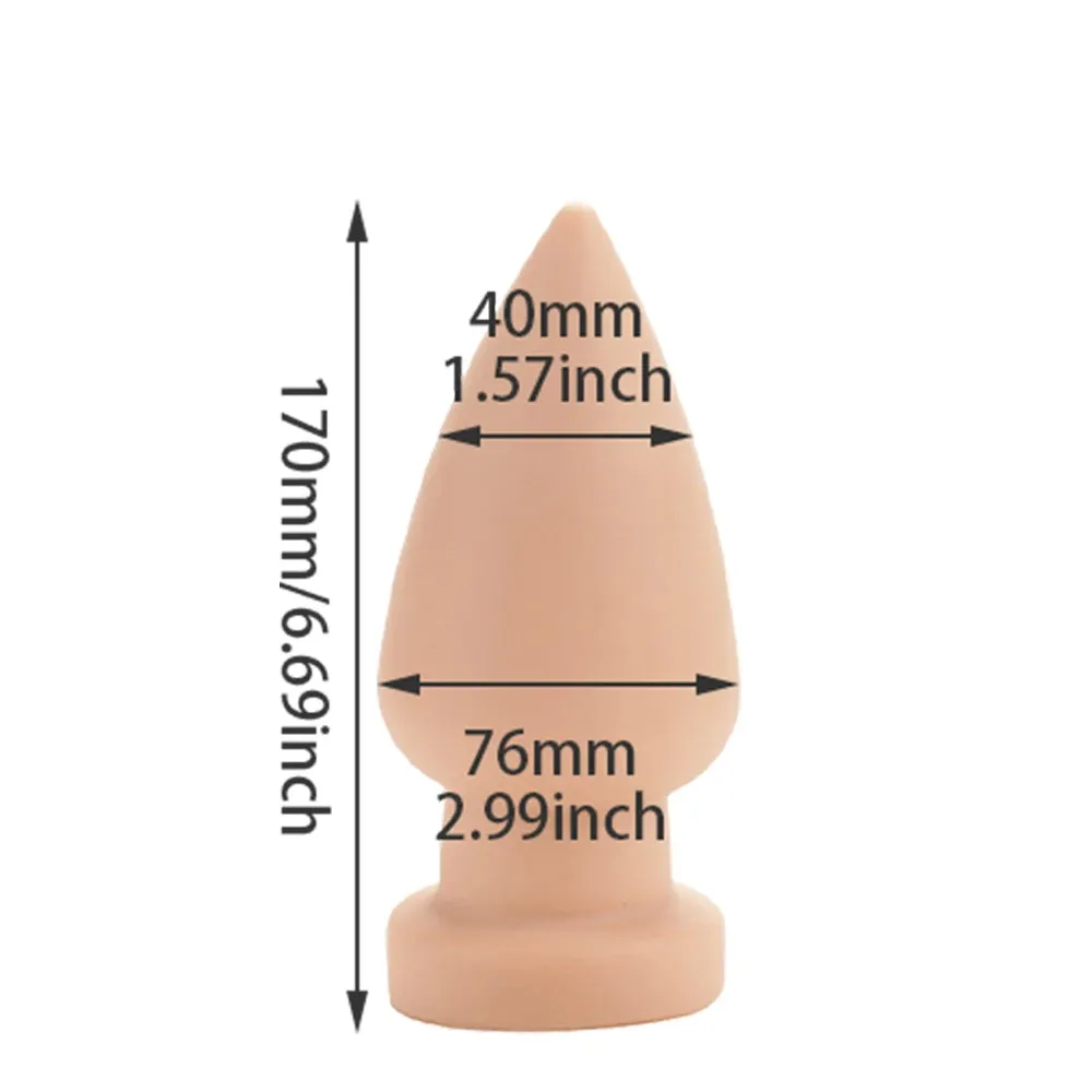 Big Anal Dildo Butt Plug - Premium Silicone Anal Plug Dilator Sex Toys for Women