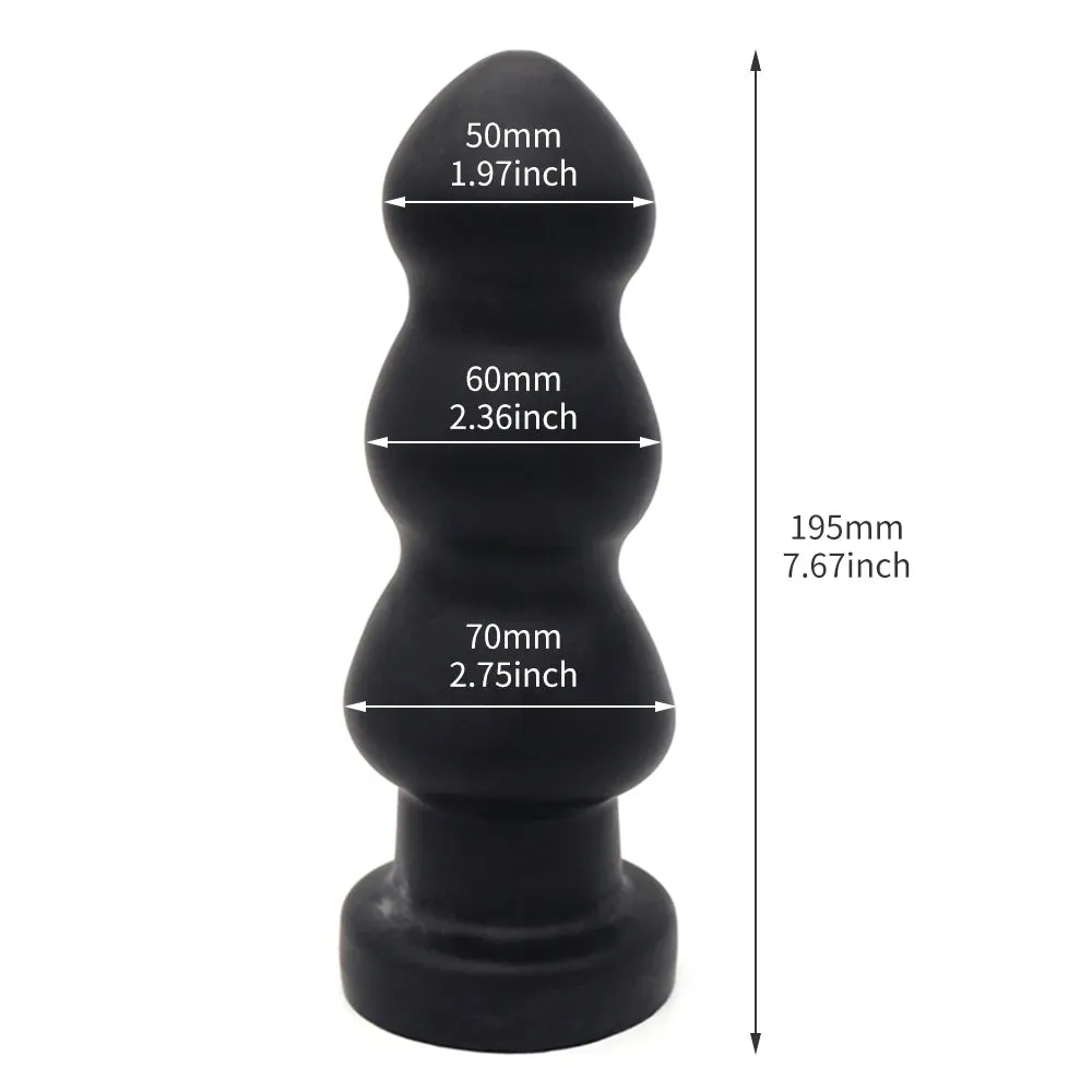 Big Anal Dildo Butt Plug - Premium Silicone Anal Plug Dilator Sex Toys for Women