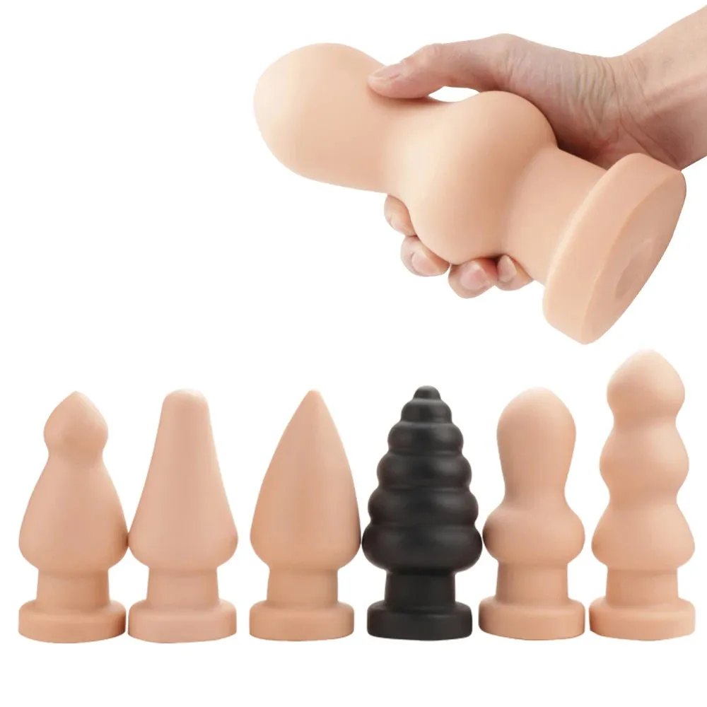 Big Anal Dildo Butt Plug - Premium Silicone Anal Plug Dilator Sex Toys for Women