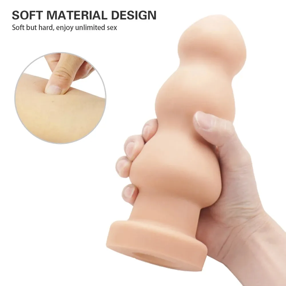 Big Anal Dildo Butt Plug - Premium Silicone Anal Plug Dilator Sex Toys for Women