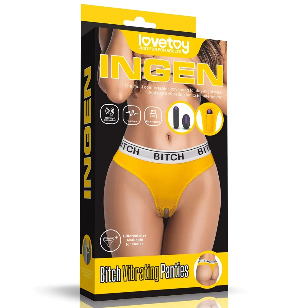 Bitch Remote Controlled Vibrating Panties