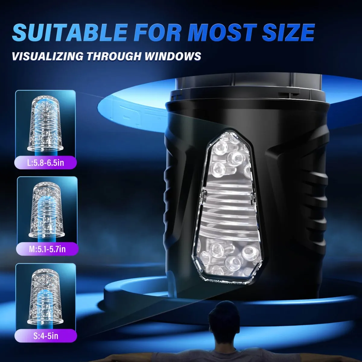 BLACK KNIGHT| Automatic Thrusting & Rotating Male Masturbator Sex Toys