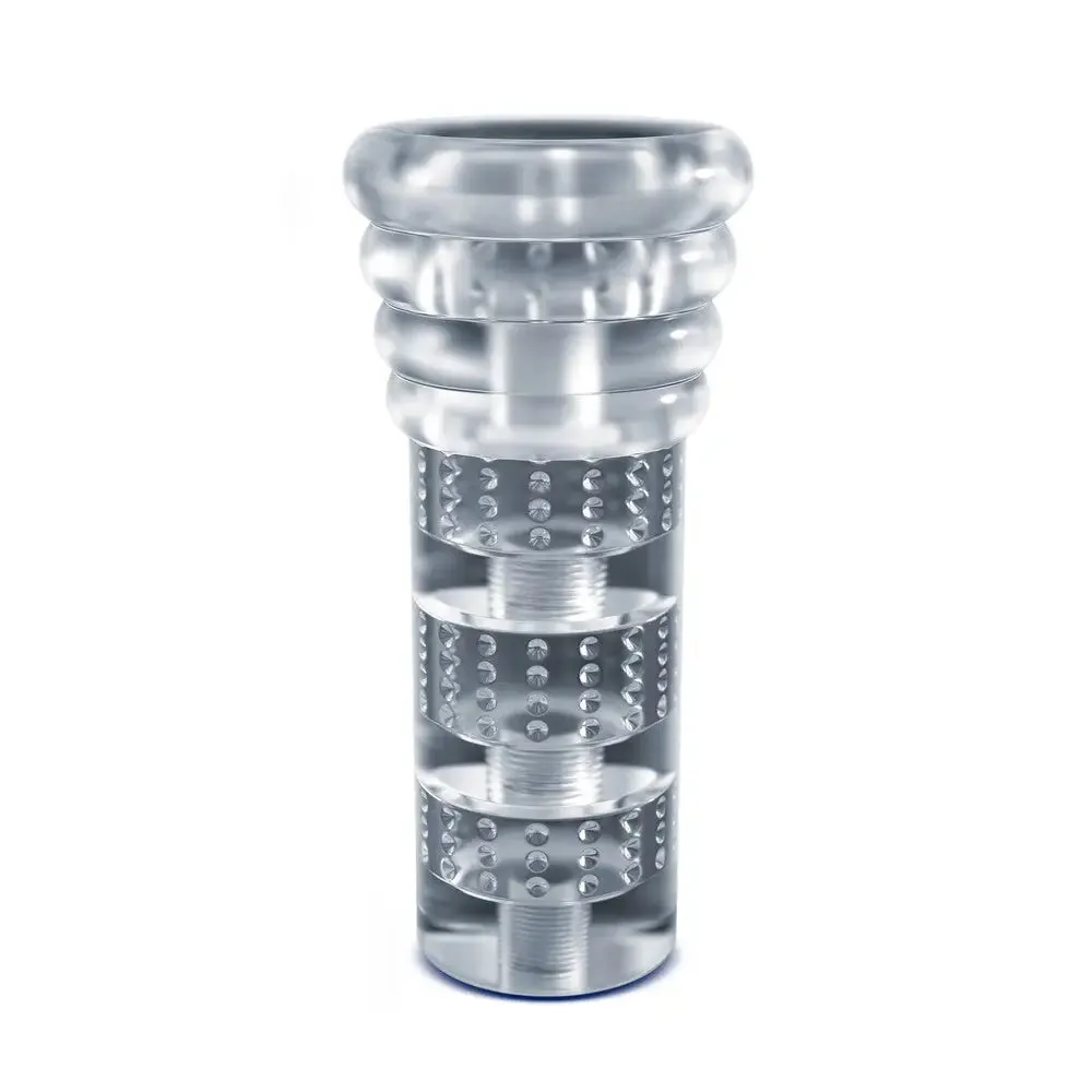 Blush Novelties Rubber Clear Self-lubricating Stroker