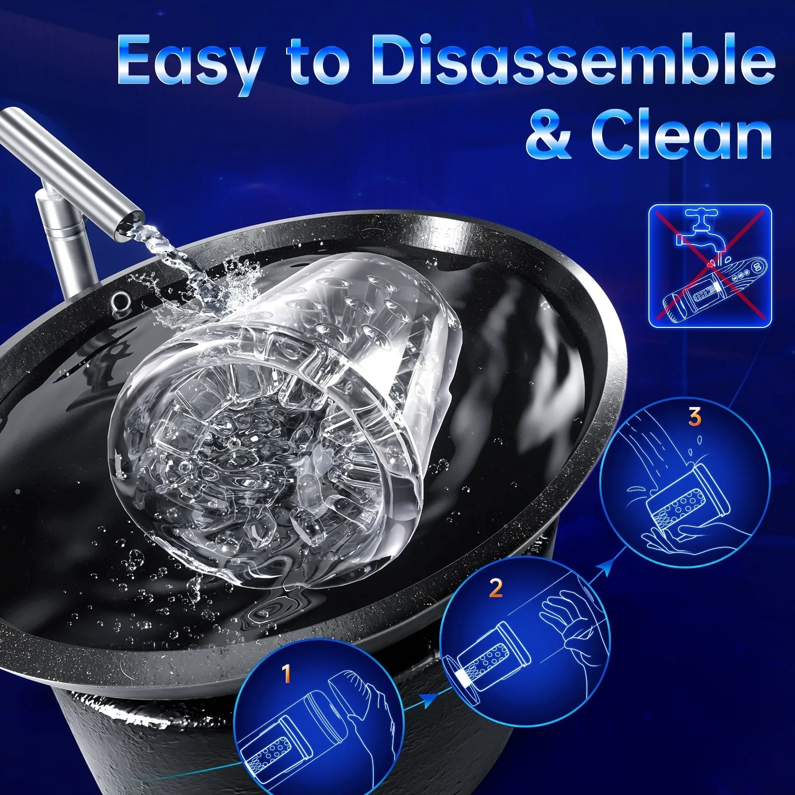 Bongo | 3 in 1 Automatic Male Masturbator with LCD Dsiplay Male Sex Toy